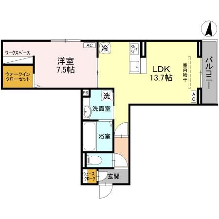 ルベルコート 間取り図