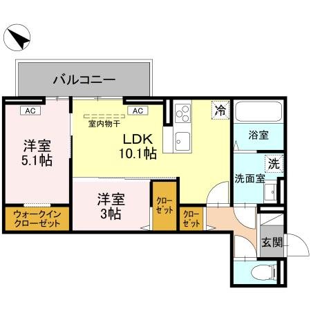 メルヴェーユ 間取り図