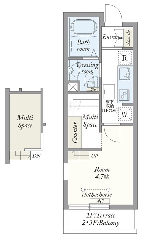 MyStylevintage千間台 間取り図