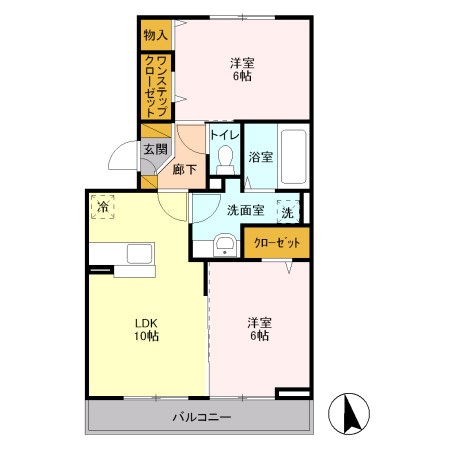 ヘリオス吉川美南　ゼウス 間取り図