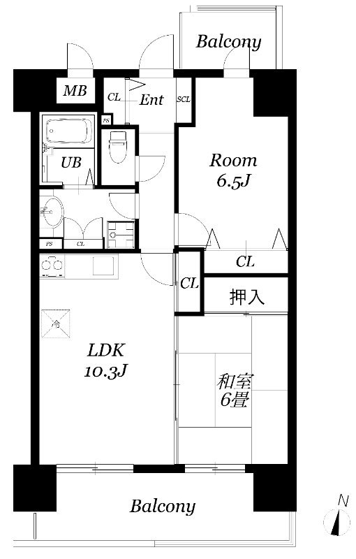 ロワールヒエダ 間取り図