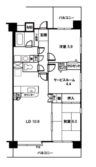 シュティーレ　マツバラ 間取り図