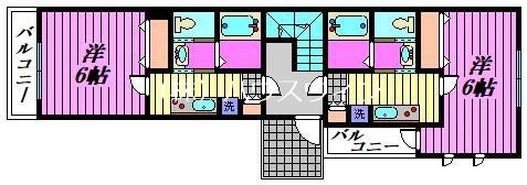 Mark　Duo一ノ割Ⅲ 間取り図