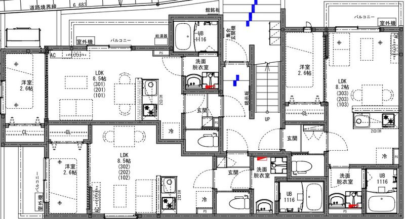 KEIAI　RESIDENCE　春日部 間取り図