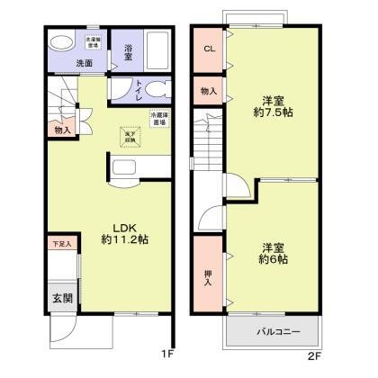 BellWood（ベルウッド） 間取り図