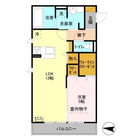 レーヴ　Ⅱ 間取り図