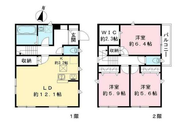草加市金明町戸建　 間取り