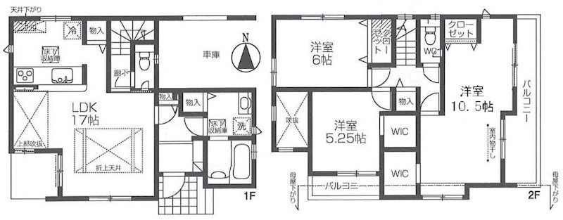 BLOOMING　MAISON草加市吉町3丁目 間取り図