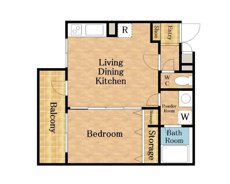 グランコート草加 間取り図