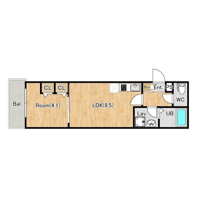 ジーメゾン草加瀬崎 間取り図