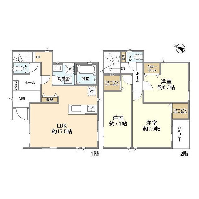 Kolet藤の牛島 間取り図