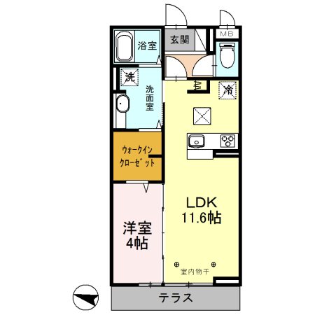 レーヴⅢ 間取り図