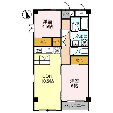 アーバンハウス10号館 間取り図