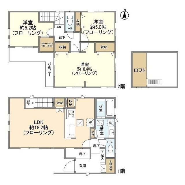 Kolet松伏町 間取り図