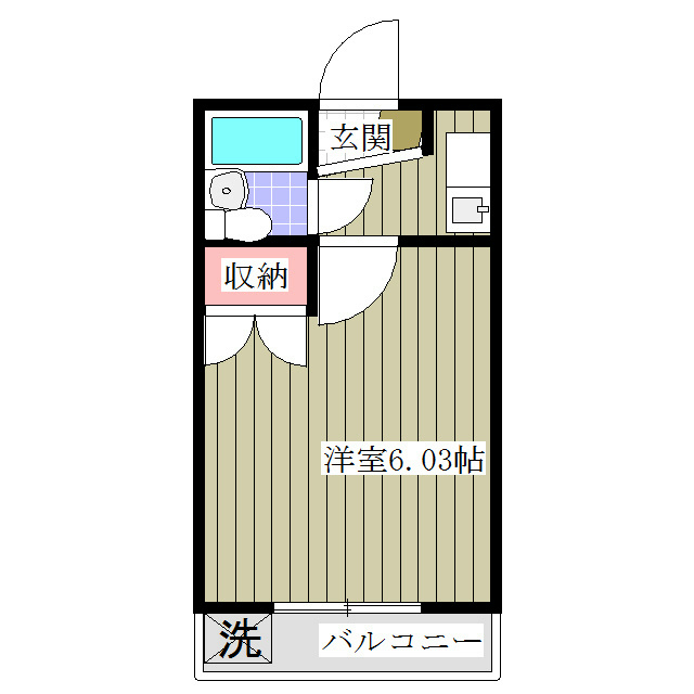 ジュネパレス北越谷第09 間取り図
