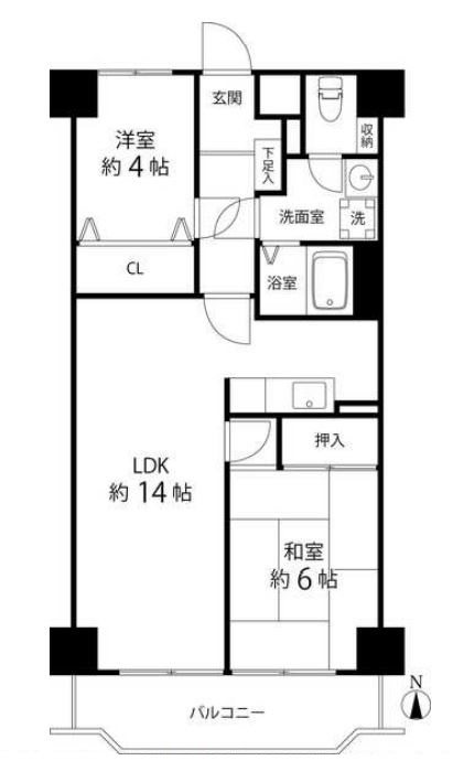 T&amp;#39;s garden越谷大袋 間取り図