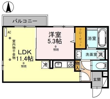 ポトシ 間取り図