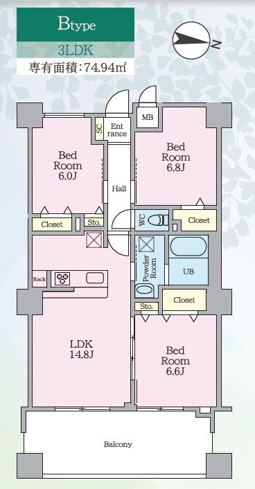 PJ TREE NEST 間取り図