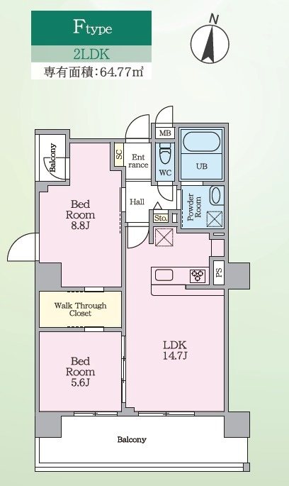 PJ TREE NEST 間取り図