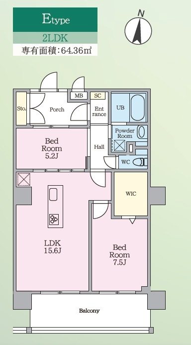PJ TREE NEST 間取り図