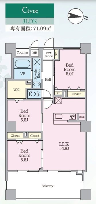 PJ TREE NEST 間取り図