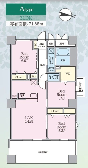 PJ TREE NEST 間取り図