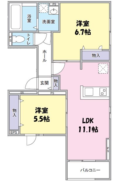 Elegante Sereno 間取り図