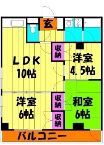 ヴィラコート 間取り図