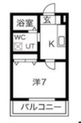 ボヌール北谷 間取り図