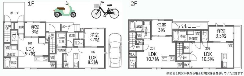 グランステージ袋山 間取り図