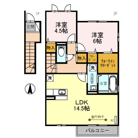 ブリランテレイク 間取り図