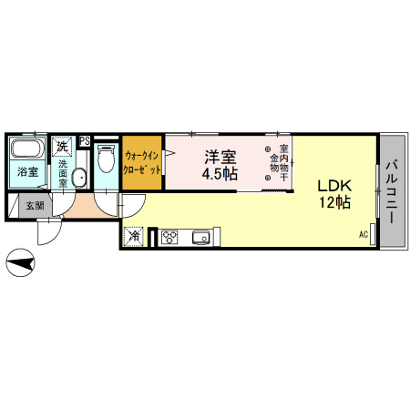 メゾンK  間取り図