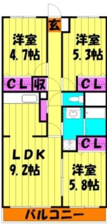 ランドロードU　 間取り