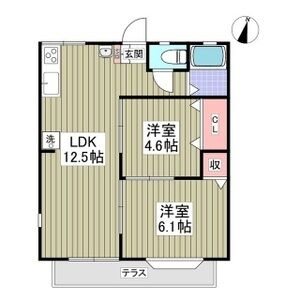 エメラルドハイツ 間取り