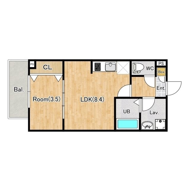 ジーメゾン春日部千間 間取り図