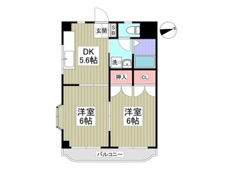 シャトル春日 間取り図