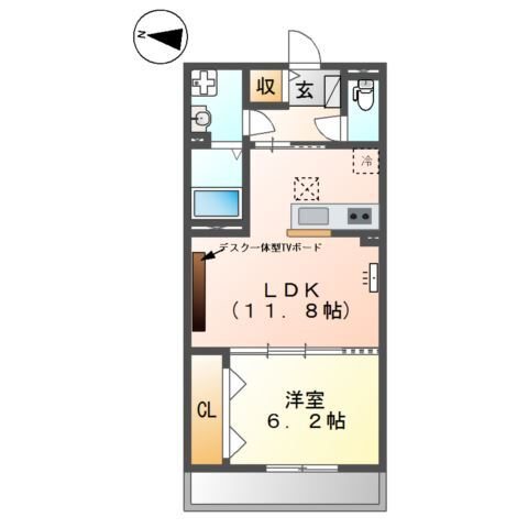 ボーネ 間取り図