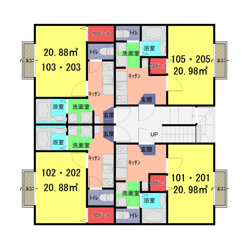 ウィスタリア春日部 間取り図