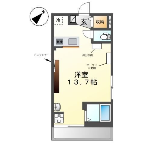 ジュネス粕壁東 間取り図