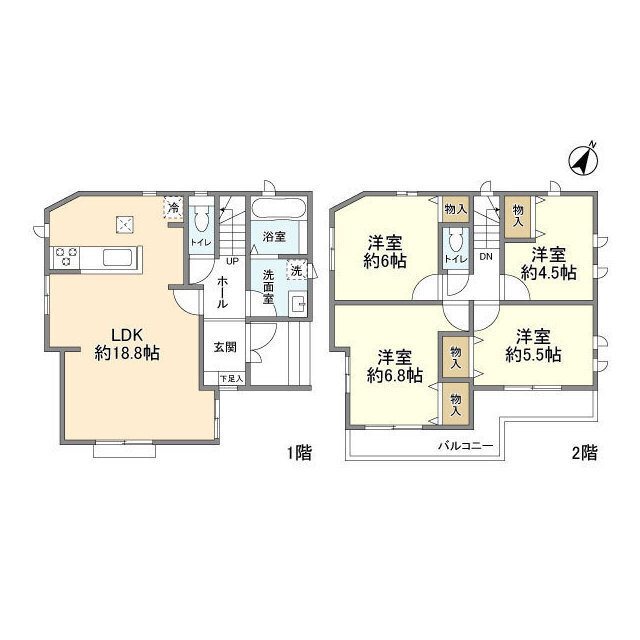 Kolet河口安行小山 間取り図