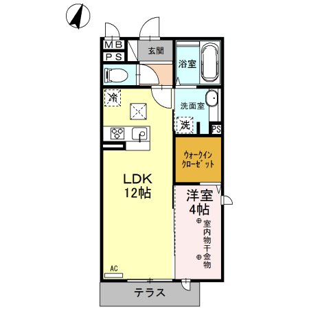 ロイジェントパークスレイクタウン　P 間取り図