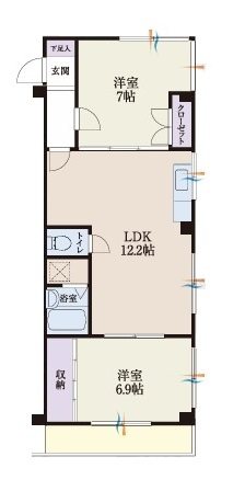 b'CASAせんげん台re-born 間取り