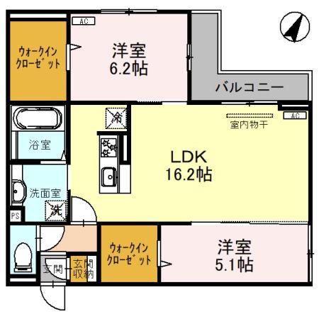 Avanza　berl Ⅱ 間取り図