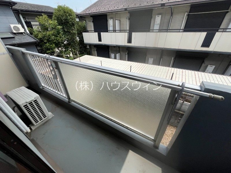 クレストセンバ ベランダ