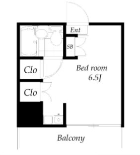 クレストセンバ 間取り図