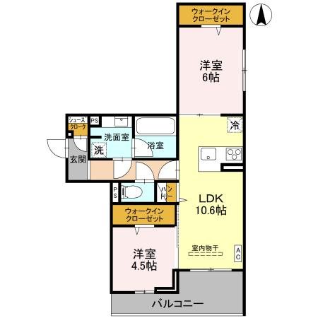 Lilas　Beaute 間取り図