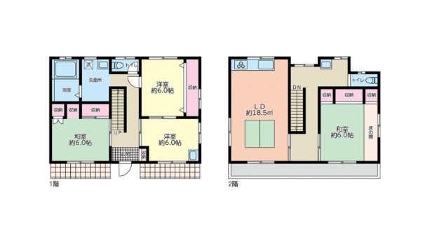 越谷市戸建 間取り図
