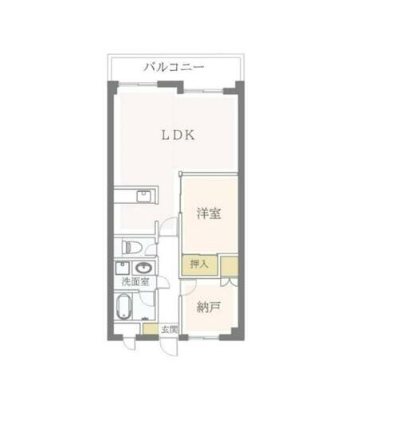 KIフラット越谷 間取り図
