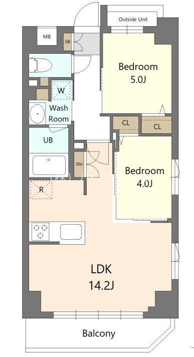 S-RESIDENCE東浦和 間取り図