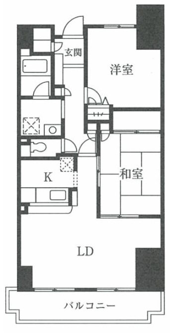 パウロニア　ビューコート 間取り図